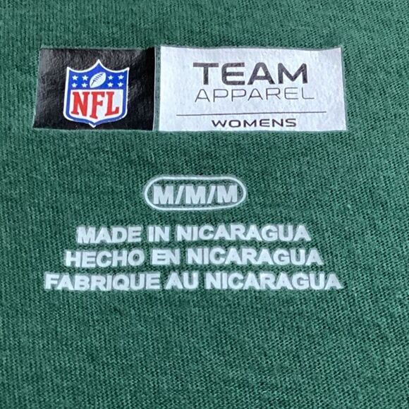 NFL Team Apparel Green Bay Packer Short Sleeve Shirt Women’s Size Medium - Picture 6 of 9